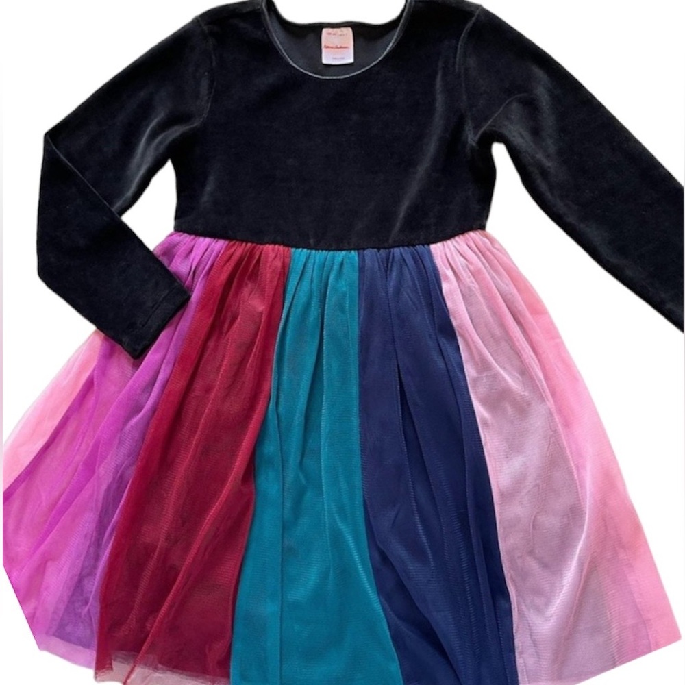 Hanna Andersson Velvet Tulle Dress 6/7